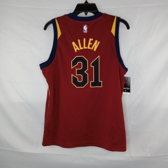 Cleveland Cavaliers Shirt Large Youth Jarrett Allen #31 Dri-FIT Swingman Jersey - Picture 6 of 7